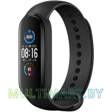 Фитнес-браслет Xiaomi Mi Smart Band 5 (черный, русская версия)